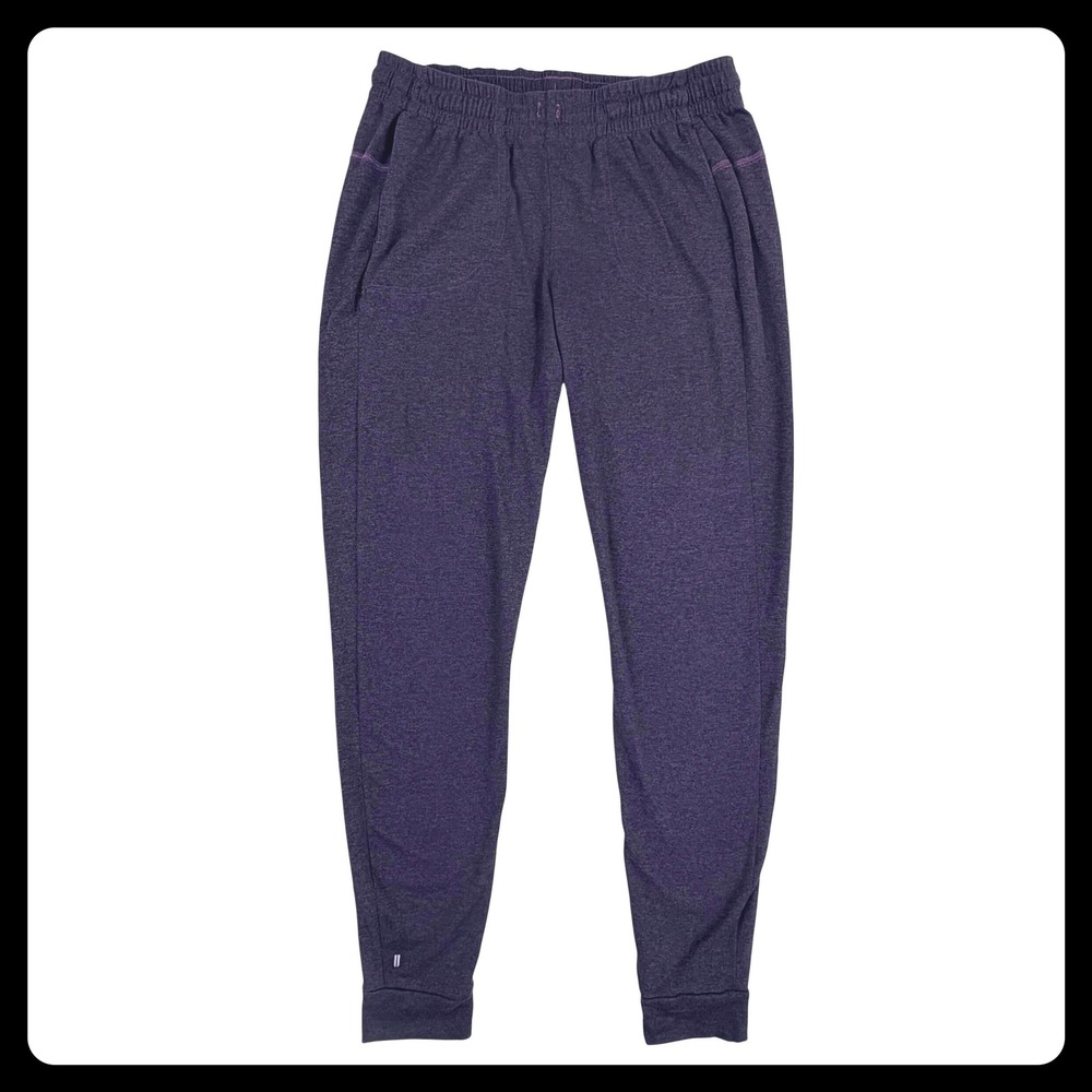 NOBULL Joggers Women S Dark Purple Heather Performance Tapered Athletic Pants